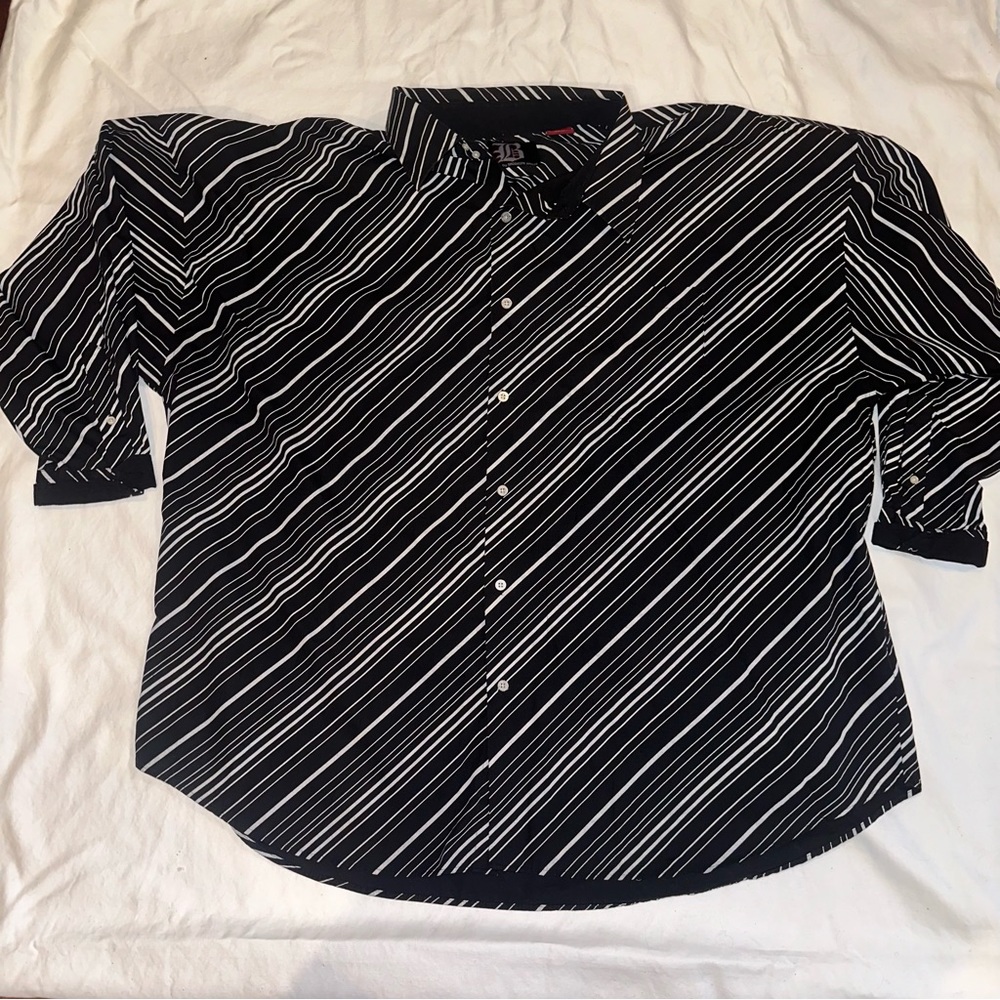 Brooklyn Xpress Diagonal Striped Shirt